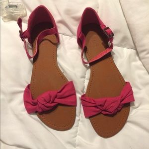 Pink sandals