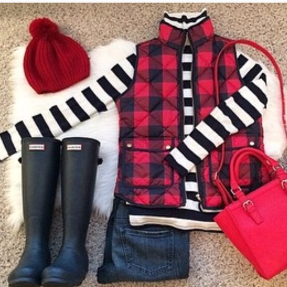 LOOKING FOR J. Crew plaid puffer vest! ❤️❤️❤️