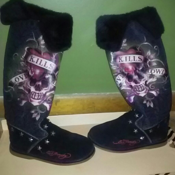 Ed hardy boots