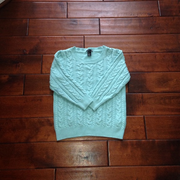 Mint green H&M sweater