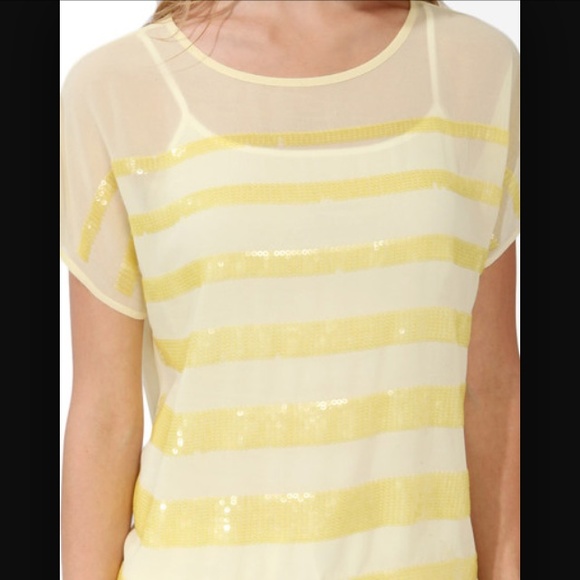 Forever 21 chiffon sequin top - Picture 1 of 3
