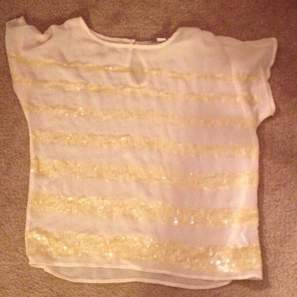 Forever 21 chiffon sequin top - Picture 2 of 3