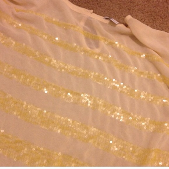 Forever 21 chiffon sequin top - Picture 3 of 3