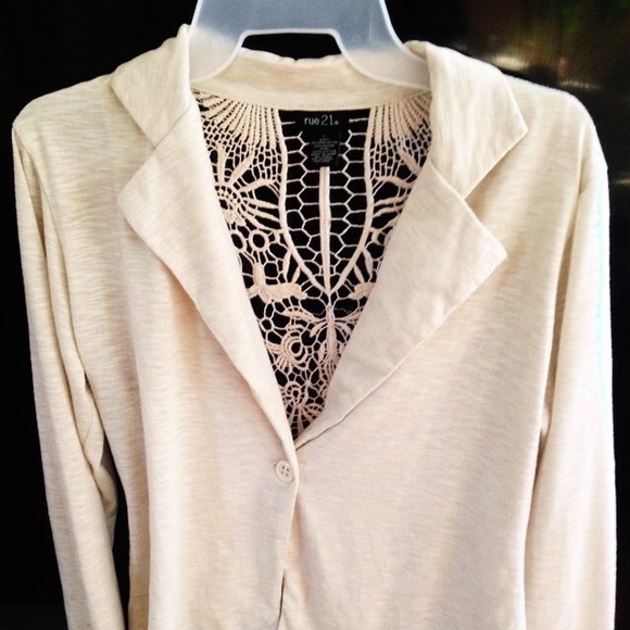 Elegant Button up Lace blouse/jacket