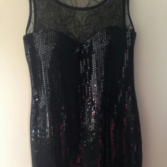 Sold!!!Black sequin dress NWOT!! - Picture 3 of 4
