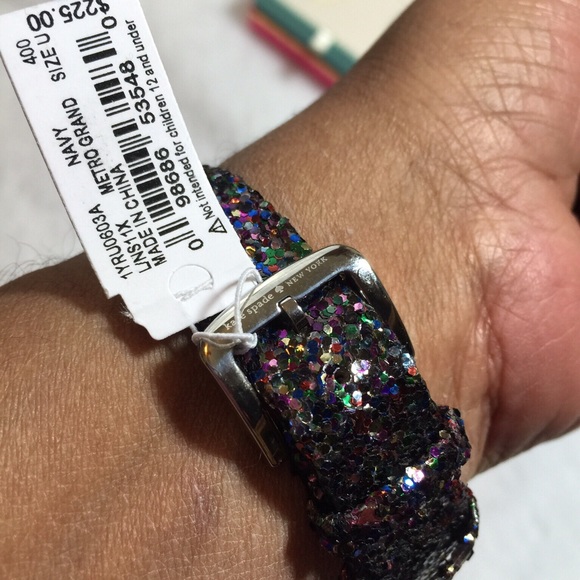 ❌Sold❌ Editor Pick💕Kate Spade Glitter Watch Set - Picture 3 of 4
