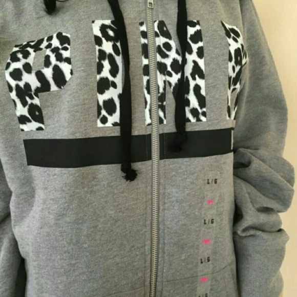 Pink sweat hoodie with Leaporad print PINK LOGO - Picture 4 of 4