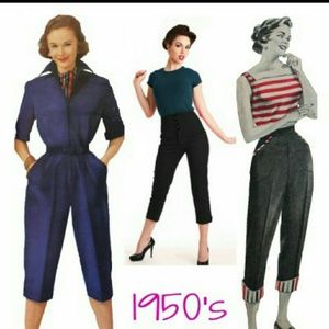 **SOLD** 1950's Vintage shimery pants