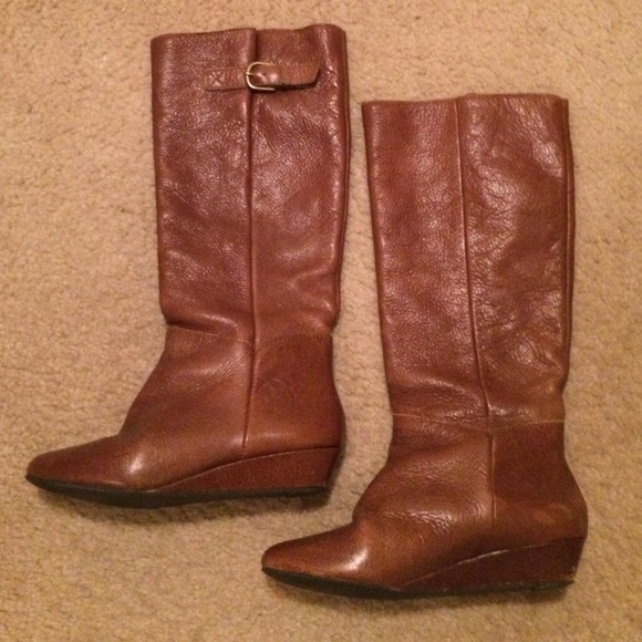 ALDO tall brown leather riding boots