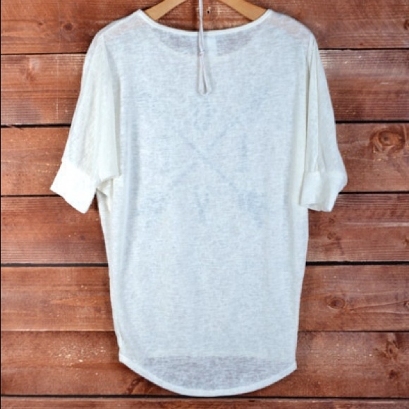 "Love" Graphic Knit Tee - Picture 2 of 3