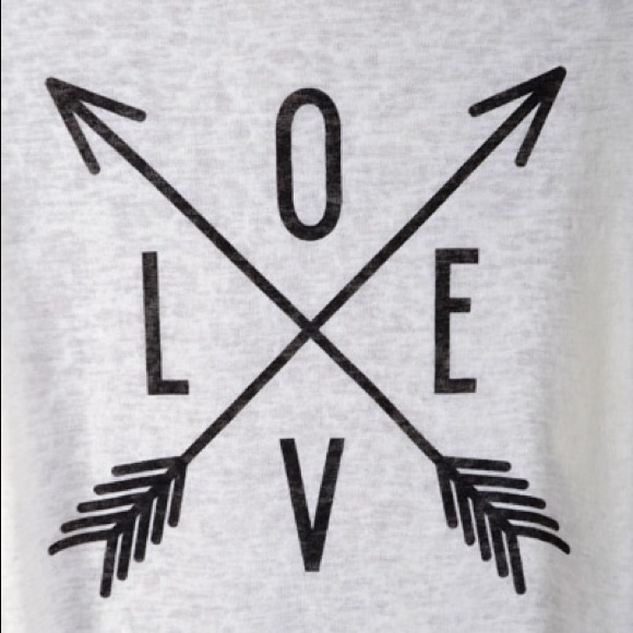 "Love" Graphic Knit Tee - Picture 3 of 3