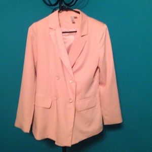 Blush Pink Forever21 Blazer