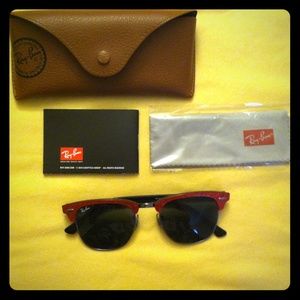 Ray ban red club master