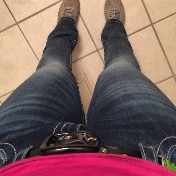 Miss Me bootcut jeans with angel wings & bling - Picture 3 of 4