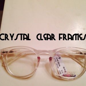 🆕Clear glass frames👓