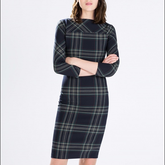 *SOLD ON EBAY* Zara Shift Checked Dress. NWT.