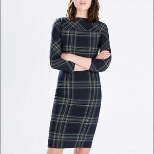 *SOLD ON EBAY* Zara Shift Checked Dress. NWT.