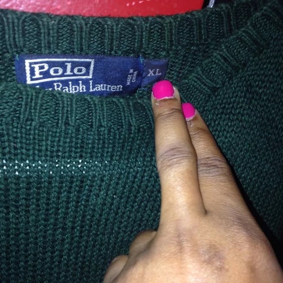 Mens 3 polo crewneck sz xL navy crm grn 🅿️🅿️60 - Picture 2 of 4