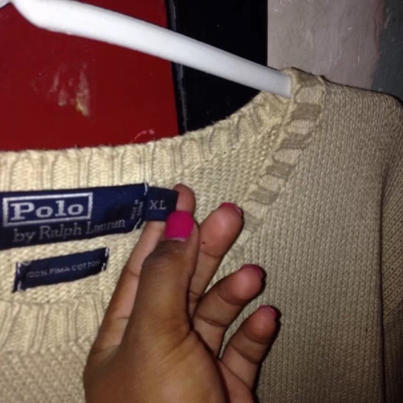 Mens 3 polo crewneck sz xL navy crm grn 🅿️🅿️60 - Picture 4 of 4