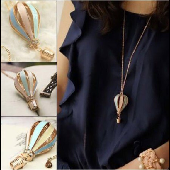 Long Hot Balloon Necklace!