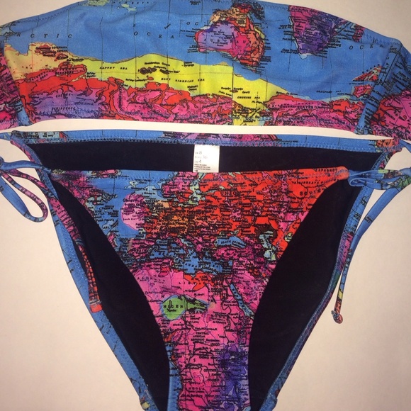 SALE✨✨ Topshop map bikini!