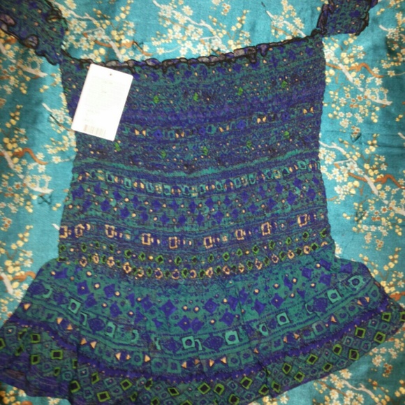 Urban Renewal off the shoulder peblum top