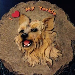 Decorative I Love My Yorkie stone