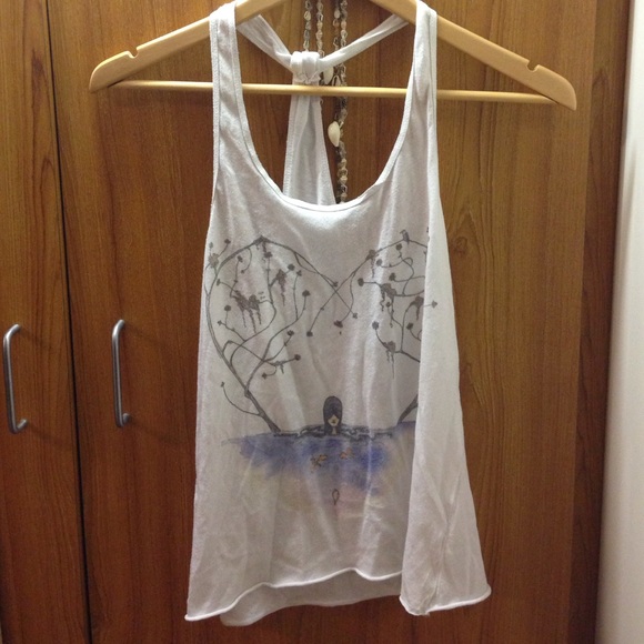 Kirra white tank top