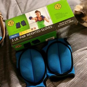 3 lb. weighted gloves!!!