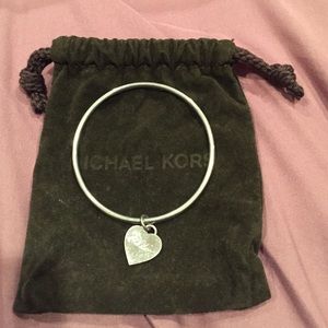 Michael Kors bangle with charm and dust bag