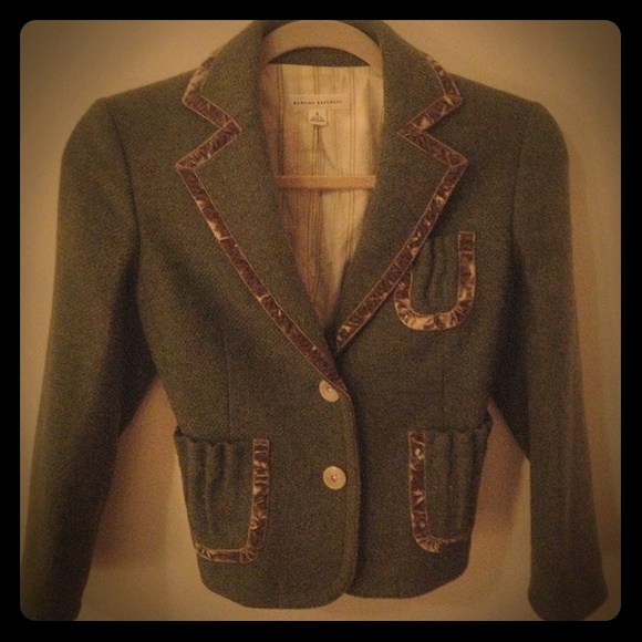Banana Republic Green Wool Jacket