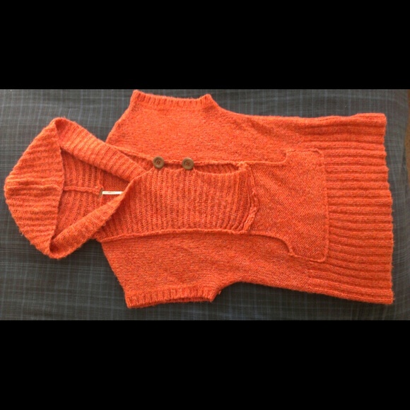 Free People Hooded Sweater Tunic
