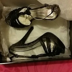 Just fabulous black high heels size 7