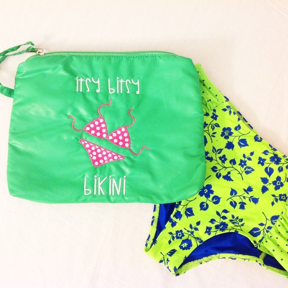 Teeny weeny Bathing suit bag/ wristlet
