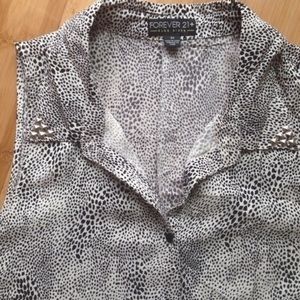 Plus Size Animal Print Top