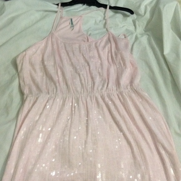 Light pink sequin dress Aeropostale