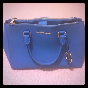 Michael Kors summer blue handbag