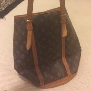 Louis Vuitton bucket handbag