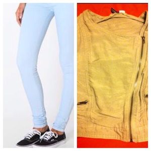 Bundle - Skinny Jeans and Moto Jacket