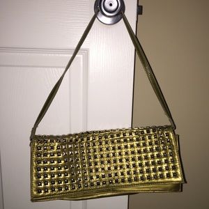 Gold studded purse