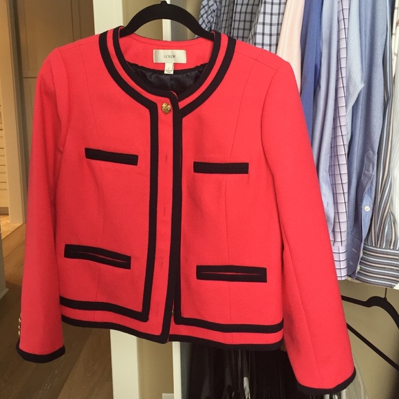 Bright pink JCrew blazer