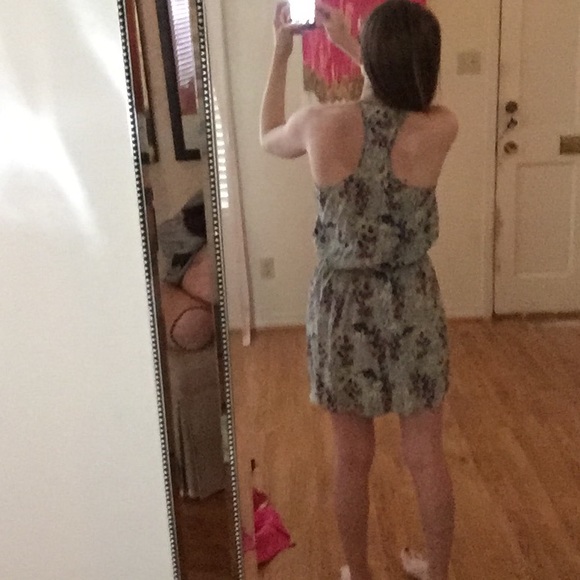 Parker Floral Ruffle Mini Romper Racer Back - Picture 4 of 4