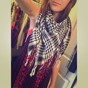 Plaid, fringe scarf ☺️