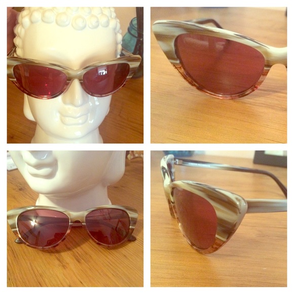 Anthropologie vintage winged sunglasses
