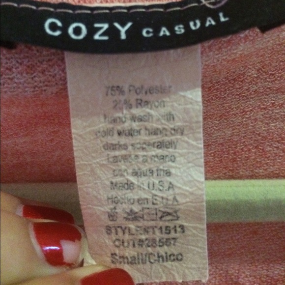 Coral colored California Republic tank top - Picture 3 of 4