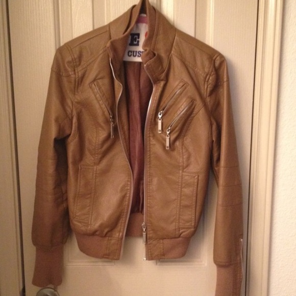 Chestnut bomber jacket