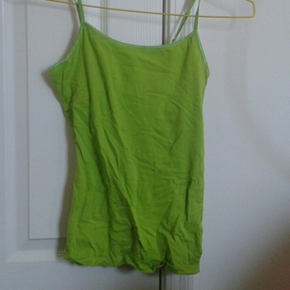 Green tank top