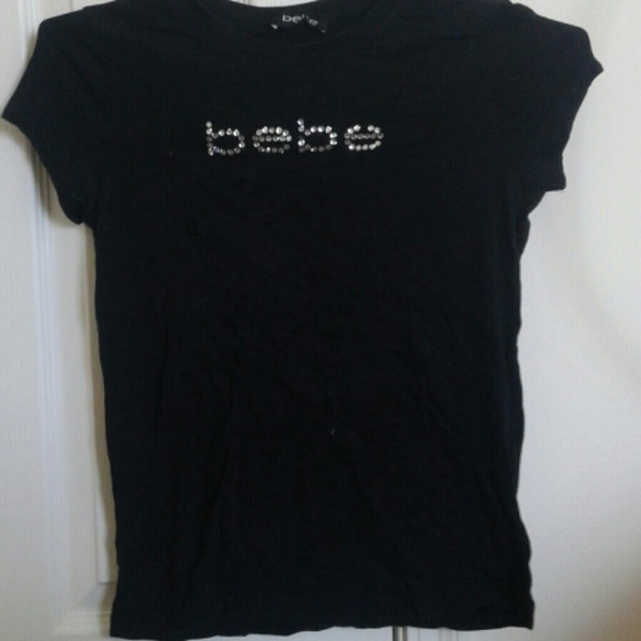 Black bebe tshirt