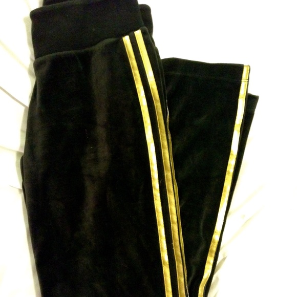 Womens VS Black & Gold Sweatsuit & matching tank - Picture 3 of 4
