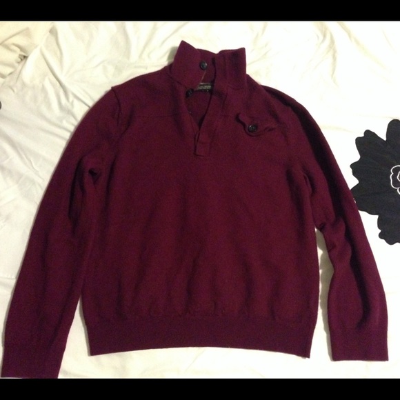 Banana Republic Maroon Pullover Sweater Size M - Picture 1 of 3